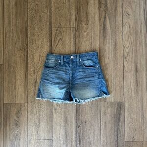 Madewell High Waisted Jean Short
